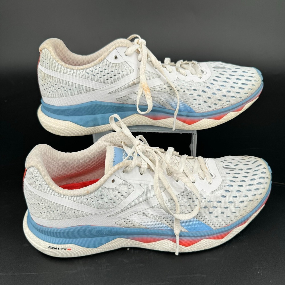Reebok‎ Floatride Run Fast 2 Shoes WOMENS Red White Blue Lace Up Sneakers 8.5